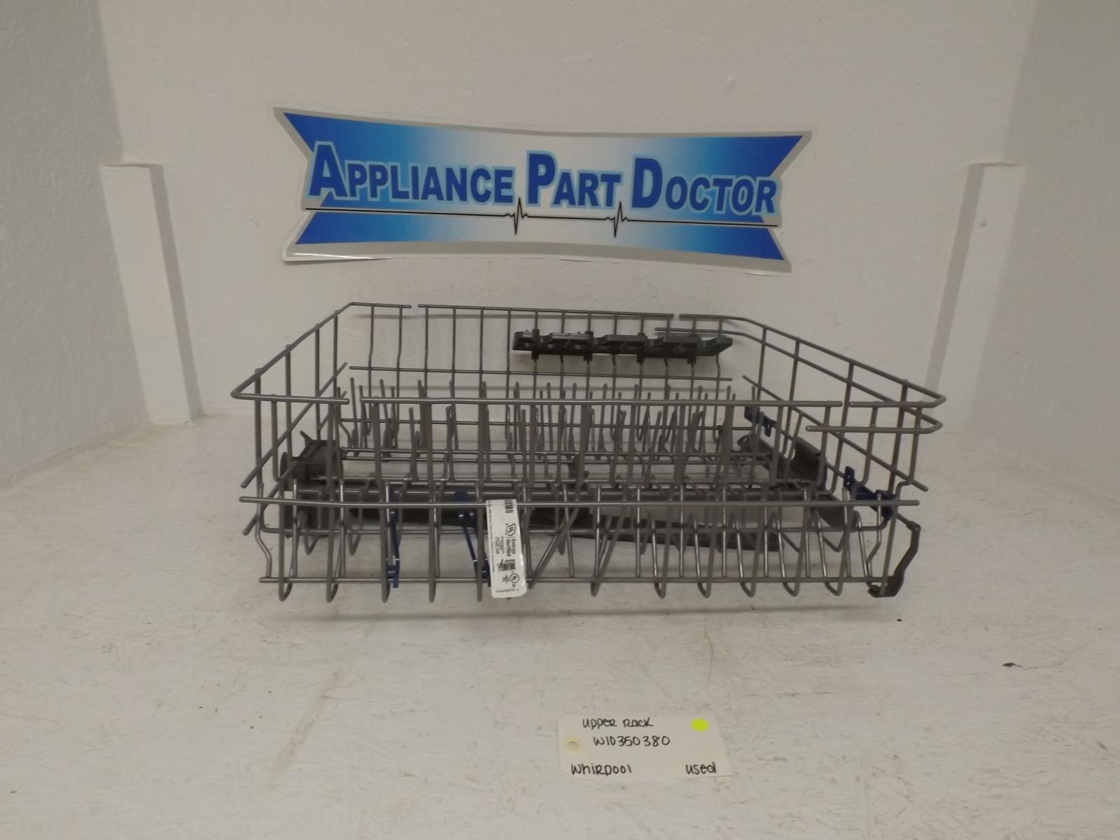 Whirlpool Dishwasher W10350380 Upper Rack Used Whirlpool Dishwasher W10350380 Upper Rack Used